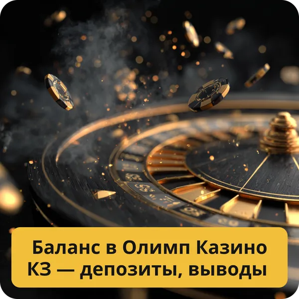 Баланс в Олимп Казино КЗ — депозиты, выводы